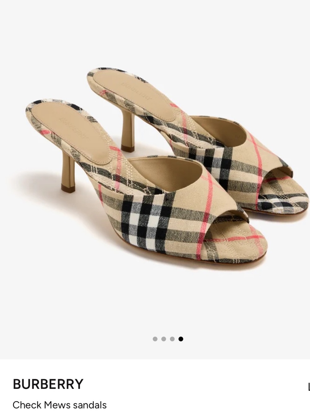 Burberry women's sandal